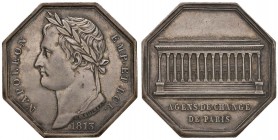 1813 Agenti di cambio di Parigi – Gettone 1813 – Opus: Tiolier – Bramsen 1311 – Siciliano 33 – AG (g 15,01 – Ø 32 mm) Sul bordo (cornucopia) ARGENT. S...
