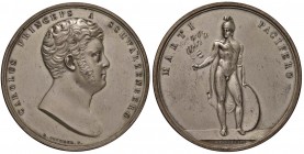 1814 Il principe di Schwarzenberg – Medaglia 1814 – Bramsen 1507 – AE argentato (g 54,25 – Ø 46 mm) Colpettino a ore 22 del ciglio del D. Ex Hirsch, 2...