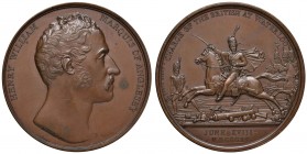 1815 Battaglia di Waterloo. Carica della cavalleria inglese comandata dal marchese di Anglesey – Medaglia 1815 – Opus: Mills e Depaulis – Bramsen 1647...