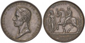 1815 L’imperatore austriaco a Milano – Medaglia 1815 – Opus: Vassallo e Manfredini – Turricchia 957; manca in Bramsen AG (g 35,01 – Ø 42 mm) RR Bella ...