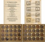 1820 Mudie&rsquo;s National Medals &ndash; Medaglie 1820 &ndash; Serie completa delle 40 medaglie in bronzo celebrative delle vittorie inglesi su Napo...