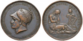 MEDAGLIE FRANCESI E NAPOLEONICHE Medaglia 1805 VINDOBONA CAPTA ANNO MCCMV – Opus: Manfredini – AE (g 40,60 – Ø 42 mm) Colpetti al bordo
SPL
