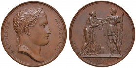 MEDAGLIE FRANCESI E NAPOLEONICHE Medaglia 1808 REUNION DE L’ETRURIE A LA FRANCE – Opus: Andrieu – Brenet – Denon - AE (g 38,74– Ø 40 mm)
FDC...