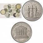 MEDAGLIE FRANCESI E NAPOLEONICHE Medaglia 1813 scatola contenente 12 stampine fronte/retro in bianco e nero ricordanti le vittorie tedesche contro Nap...