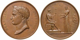 MEDAGLIE FRANCESI E NAPOLEONICHE Medaglia 1814 TUTELA PRAESENS – Opus: Galle – Prudhon - Jeuffroy - AE (g 147,62 – Ø 67mm)
SPL