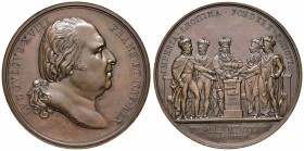 MEDAGLIE FRANCESI E NAPOLEONICHE Medaglia 1814 Pace di Parigi – Opus: Andrieu, Gatteaux - AE (g 67,93) Minimi colpetti al bordo ed un insignificante g...