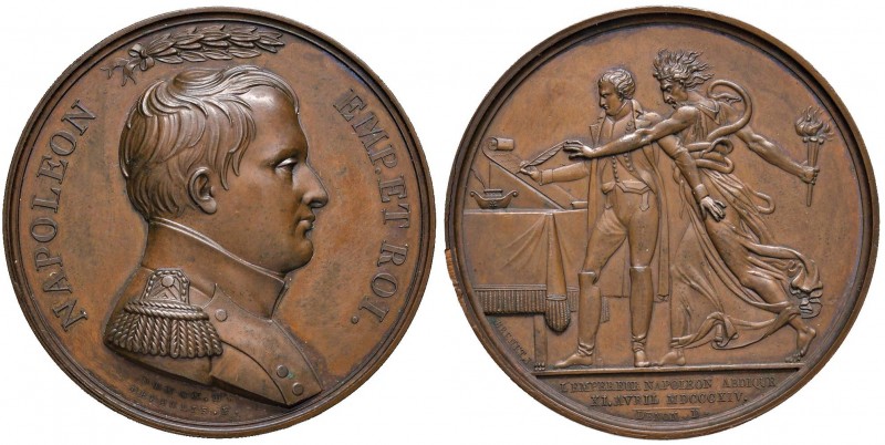 MEDAGLIE FRANCESI E NAPOLEONICHE Medaglia 1814 Abdicazione di Napoleone – Opus: ...