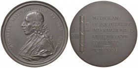 MEDAGLIE FASCISTE - Medaglia 1936 IV Convegno Anatomisti – AE (g 199,51 – Ø 87 mm) Colpi al bordo
SPL