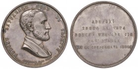 TRIESTE Medaglia 1867 Barone Raffaele Abro – Opus: Pieroni – AG (g 57,23 – Ø 47 mm)
FDC