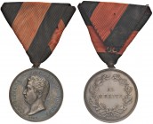 FIRENZE Medaglia 1862 Ferdinando IV Granduca di Toscana / Al merito – AG (g 30,99 – Ø 35mm) RRR Con nastrino
FDC