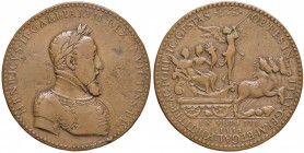 FRANCIA Enrico II (1519-1559) Medaglia 1552 – Opus: Bechot - AE (g 52,58 – Ø 55 mm) Colpi e graffi
MB+/BB