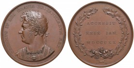 INGHILTERRA Giorgio IV (1820-1830) Medaglia 1820 Assunzione al trono – Opus: Rundell, Bridge & Rundell – AE (g 125,03 – Ø 70 mm)
FDC