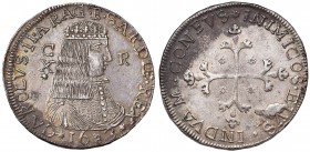 CAGLIARI Carlo II (1665-1700) 10 Reali 1683 – MIR 81/5 AG (g 25,43) RR Ossidazione marginale e qualche graffietto di conio al D/ ma bell’esemplare per...