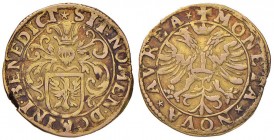 DESANA Antonio Maria Tizzone (1598-1641) Fiorino d’oro – MIR 545 AU (g 3,4) RRR Ex Kunker, 177, lotto 6123. Frattura del tondello
BB