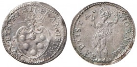 FIRENZE Francesco I de Medici (1574-1587) Mezzo giulio – MIR 193 AG (g 1,51) Rarissimo in questa conservazione con i fondi lucenti
SPL