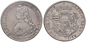 FIRENZE Pietro Leopoldo (1765-1790) Francescone 1768 Busto a sinistra – MIR 375/3 AG (g 27,24) RRR
BB