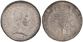FIRENZE Ferdinando III (1790-1801) Francescone 1794 – MIR 405/3 var. (elenca solo ETRVR alla fine della leggenda del D/) AG (g 27,35) RRR Variante rar...