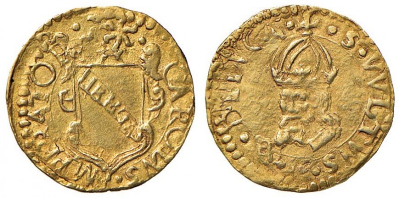 LUCCA Repubblica (1369-1799) Mezzo scudo d’oro 1552 – MIR 184/2; CNI 335; Belles...