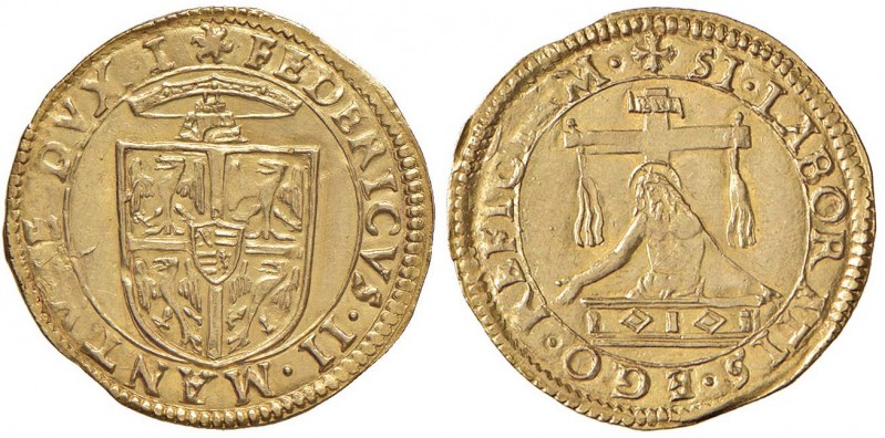 MANTOVA Federico II Gonzaga (1519-1540) Scudo d’oro – MIR 446; CNI 146 AU (g 3,3...