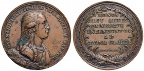 MEDAGLIE NAPOLETANE E DEL MERIDIONE Anno 1802 &ndash; Per la premiazione delle Belle Arti nel Regno Bronzo &ndash; 43,5 mm &ndash; 30,24 gr. &ndash; R...