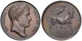 MEDAGLIE NAPOLETANE E DEL MERIDIONE Anno 1806 – L’imperatore Napoleone conquista il regno di Napoli Argento – 40,9 mm – 36,65 gr. – R2 – Opus: Jean Be...