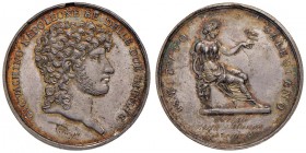 MEDAGLIE NAPOLETANE E DEL MERIDIONE Anno 1812 – Premio alle Alunne dell’Istituto Salesiano di Napoli Argento – 27,4 mm – 12,65 gr. – R4 – Opus: Filipp...