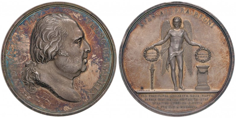 MEDAGLIE NAPOLETANE E DEL MERIDIONE Anno 1816 – Per le nozze del duca di Berry c...