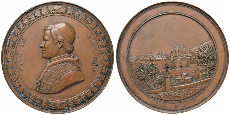 MEDAGLIE NAPOLETANE E DEL MERIDIONE Anno 1850 (1870) – Per il ritorno del Papa P...