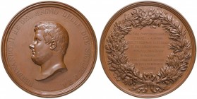 MEDAGLIE NAPOLETANE E DEL MERIDIONE Anno 1852 – Per l’inaugurazione del telegrafo elettrico (Medaglia ottenuta con processo galvanico) – Galvano rame ...