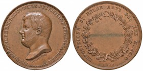 MEDAGLIE NAPOLETANE E DEL MERIDIONE Anno 1855 – Medaglia Premio – Esposizione delle Belle Arti del XXX Maggio – Incisione: Domenico Mortirano Bronzo –...