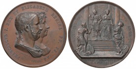 PALERMO Francesco I (1825-1830) Medaglia 1825 Omaggio di Palermo e della Sicilia - per il concilio provinciale palermitano - Opus: Fratelli Costanza –...