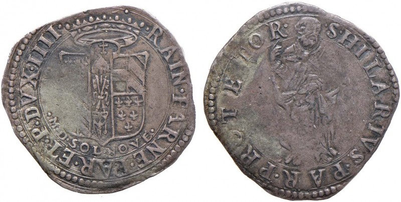 PARMA Ranuccio I Farnese (1592-1622) 9 Soldi – MIR 995 AG (g 2,74) RRR Sigillato...