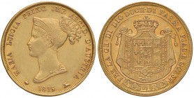 PARMA Maria Luigia (1814-1847) 40 Lire 1815 – Gig. 1 AU (g 12,89) Bei fondi
SPL/SPL+