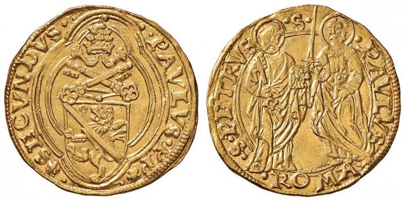 Paolo II (1464-1471) Ducato papale – Munt. 16 AU (g 3,52) RR
qFDC