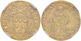 Leone X (1513-1521) Bologna - Ducato papale – Munt. 100/1 AU (g 3,44) In slab NGC MS63 cod. 2824088-001
qFDC/FDC