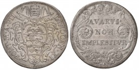 Innocenzo XI (1676-1689) Mezza Piastra A. VII – Munt. 50 AG (g 15,81) 
SPL