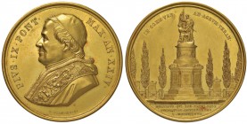 Pio IX (1846-1870) Medaglia 1869 A. XXIV – Opus: Ignazio Bianchi – Bartolotti E 869 – AU (g 51,22 – Ø 43,8 mm) RRR La medaglia commemora l’inaugurazio...