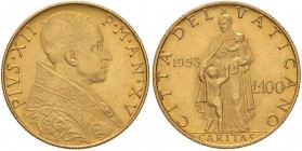 Pio XII (1939-1958) 100 Lire 1953 A. XV – Nomisma 949 AU (g 5,21) RR
FDC
