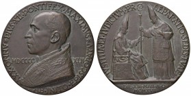 Pio XII (1939-1958) Medaglia 1942 25 anniversario di episcopato – Opus: Mistruzzi – AE (g 228,00 – Ø 88 mm) In astuccio originale, uno splendido insie...