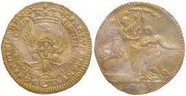 Carlo Emanuele III (1755-1773) Mezzo zecchino 1745 – Nomisma 7; MIR 917b AU (g 1,70) RR Sigillato SPL da Cavaliere F.
SPL