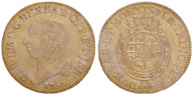 Carlo Emanuele III (1755-1773) Doppia 1756 – Nomisma 113; MIR 943b AU RRR Sigillato BB+/SPL da Cavaliere F.
BB+/SPL