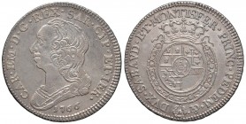 Carlo Emanuele III (1755-1773) Quarto di scudo 1766 – Nomisma 188; MIR 948l AG (g 8,72)
BB+