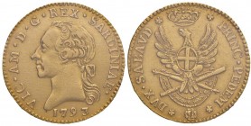 Vittorio Amedeo III (1773-1796) Doppia 1793 – Nomisma 294; MIR 982h AU RR Sigillato BB/SPL da Cavaliere F. “da montatura”
BB/SPL