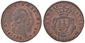Carlo Emanuele IV (1796-1802) 7,6 Soldi 1799 – Nomisma 486 CU Senza argentatura, interessante falso d’epoca (?) 
qFDC