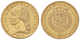Vittorio Emanuele I (1814-1821) 20 Lire 1819 – Nomisma 511 AU R 
BB/qSPL