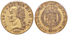 Vittorio Emanuele I (1814-1821) 20 Lire 1820 – Nomisma 512 AU R In slab PCGS AU55 cod. 416824.55/34427061
qSPL