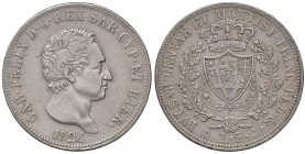 Carlo Felice (1821-1831) 5 Lire 1824 G – Nomisma 560 AG RRR Piccoli colpetti
BB