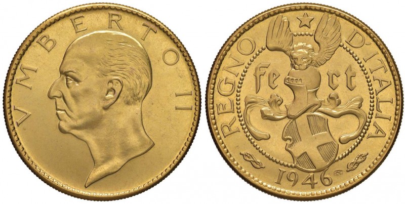 Umberto II (1946) Medaglia 1946 – Luppino manca, cfr. p. 526, med15 ma senza cit...