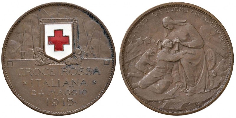 Croce Rossa - Medaglia 1915 Croce rossa – Nomisma 1474 CU (g 10,00)
FDC