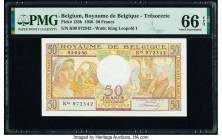 Belgium Royaume de Belgique 50 Francs 1956 Pick 133b PMG Gem Uncirculated 66 EPQ. 

HID09801242017

© 2020 Heritage Auctions | All Rights Reserve